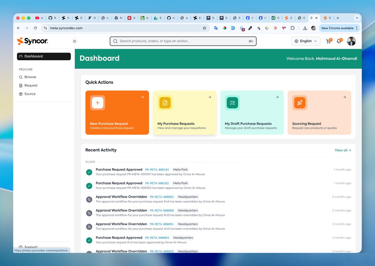 Syncor screenshot